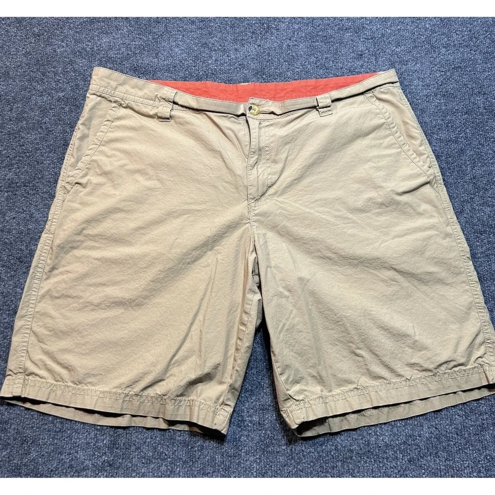 Columbia Mens Size 38 X 10 tan/khaki Chino Shorts
